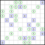 bin10_2_019 Двоичный код 10х10 #19 средний