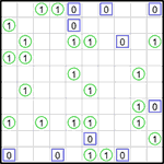 bin10_3_015 Двоичный код 10х10 #15 трудный