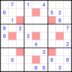 astr_3_022 Судоку-астериск 9х9 #22 трудный