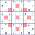 astr_4_024 Судоку-астериск 9х9 #24 очень трудный