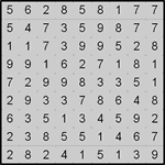 hit9_1_007 Хитори 9х9 #7 легкий