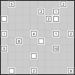 tas10_3_005 Японские квадраты 10х10 #5 трудный