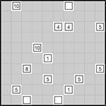 tas10_3_006 Японские квадраты 10х10 #6 трудный