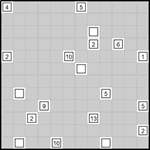 tas12_3_005 Японские квадраты 12х12 #5 трудный