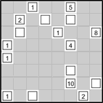 tas8_1_002 Японские квадраты 8х8 #2 легкий