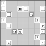 tas8_1_003 Японские квадраты 8х8 #3 легкий