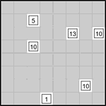 tas8_3_001 Японские квадраты 8х8 #1 трудный