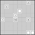 Японские квадраты 8х8 #2 трудный