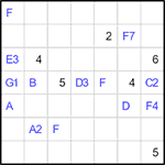 eul7_3_006 Квадрат Эйлера 7х7 #6 трудный