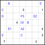eul7_3_008 Квадрат Эйлера 7х7 #8 трудный