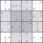 b_fly_2_21 Судоку-бабочка #21 средний