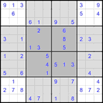b_fly_2_25 Судоку-бабочка #25 средний