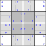 b_fly_3_19 Судоку-бабочка #19 трудный