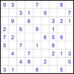 s2d9_1_013 2d судоку 9х9 #13 легкий