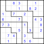 sjs8_1_020 Судоку-пазл 8х8 #20 легкий