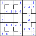 sjs8_1_022 Судоку-пазл 8х8 #22 легкий