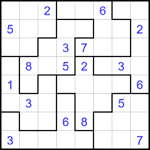 sjs8_3_011 Судоку-пазл 8х8 #11 трудный