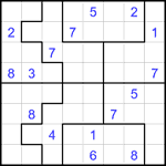 sjs8_4_013 Судоку-пазл 8х8 #13 очень трудный