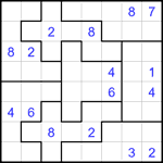 sjs8_4_014 Судоку-пазл 8х8 #14 очень трудный
