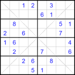 sx8_2_020 Судоку Х 8х8 #20 средний