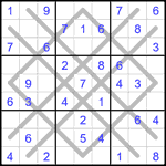 arg_1_028 Судоку-аргайл 9х9 #28 легкий