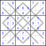arg_1_029 Судоку-аргайл 9х9 #29 легкий