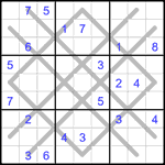 arg_3_016 Судоку-аргайл 9х9 #16 трудный