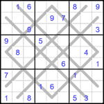 arg_3_020 Судоку-аргайл 9х9 #20 трудный