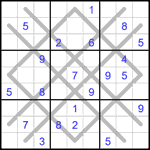 arg_4_015 Судоку-аргайл 9х9 #15 очень трудный