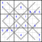 arg_4_016 Судоку-аргайл 9х9 #16 очень трудный