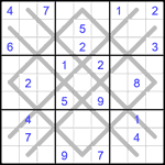 arg_4_017 Судоку-аргайл 9х9 #17 очень трудный
