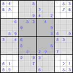 b_fly_2_26 Судоку-бабочка #26 средний