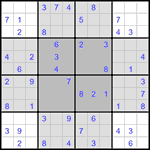 b_fly_2_29 Судоку-бабочка #29 средний