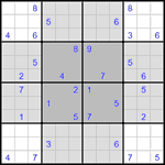 b_fly_3_21 Судоку-бабочка #21 трудный