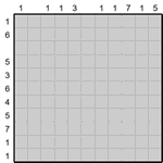 gpy_11_1_006 Промежутки 11х11 #6 легкий