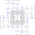 wind_1_30 Судоку-мельница #30 легкий
