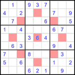 astr_1_034 Судоку-астериск 9х9 #34 легкий