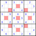 astr_2_032 Судоку-астериск 9х9 #32 средний