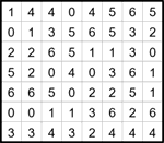 dom6_1_017 Домино 8х7 #17 легкий