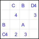 eul4_2_11 Квадрат Эйлера 4х4 #11 средний