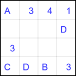 eul4_2_12 Квадрат Эйлера 4х4 #12 средний