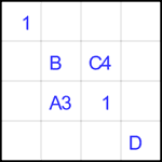 eul4_2_15 Квадрат Эйлера 4х4 #15 средний