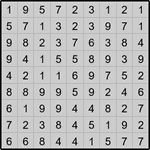 hit9_1_011 Хитори 9х9 #11 легкий