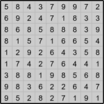 hit9_1_012 Хитори 9х9 #12 легкий