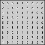 hit9_1_014 Хитори 9х9 #14 легкий