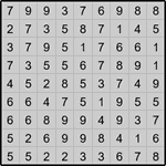 hit9_1_018 Хитори 9х9 #18 легкий