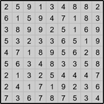 hit9_2_012 Хитори 9х9 #12 средний
