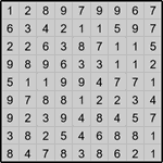 hit9_2_019 Хитори 9х9 #19 средний