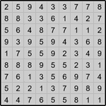 hit9_2_020 Хитори 9х9 #20 средний
