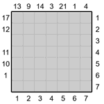 kksu7_2_007 Какурасу 7х7 #7 средний
